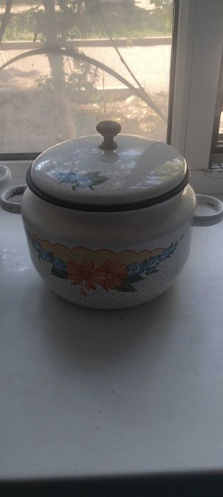 Кастрюля 4,5 л эмалированая