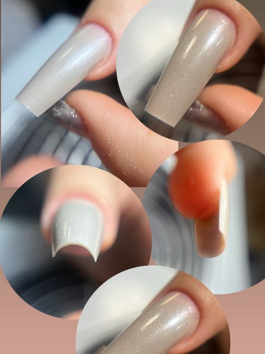 Маникюр , наращивание , гелевое покрытие