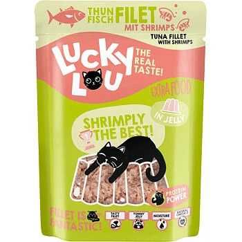 Lucky Lou пауч за котки 70 г – 5 вкуса с риба тон, сьомга и пилешко, без зърно