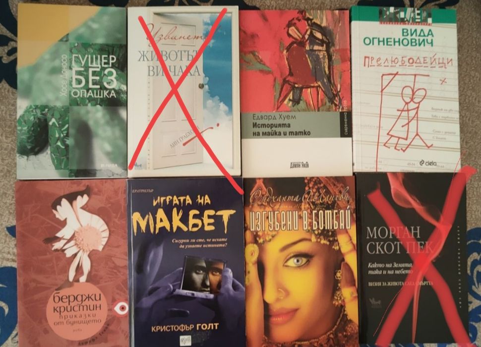 Нови книги различни жанрове