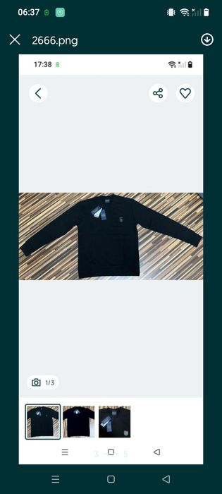 Vând hanorac nou de bărbați Emporio Armani EA7