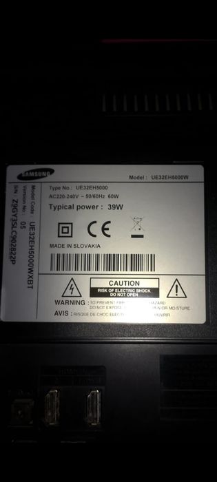 Samsung Ue 32 EH5000W.