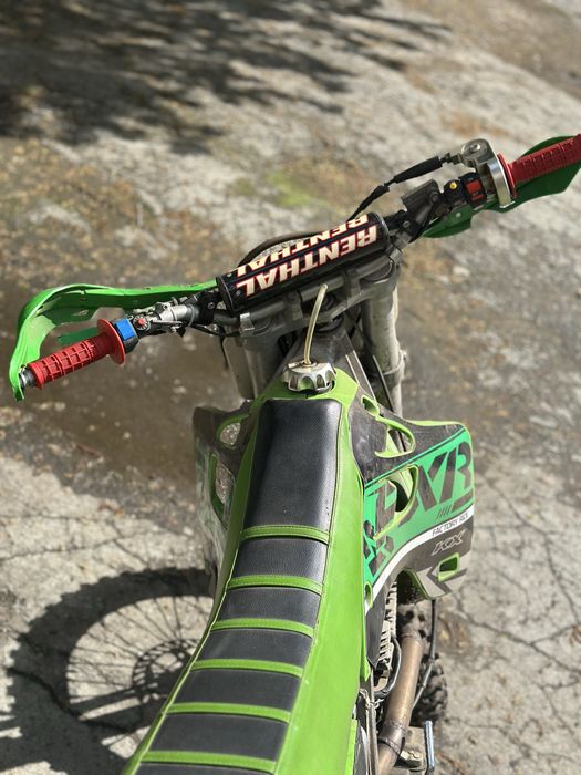 Мото kx125 с 250 кубовым двигателем