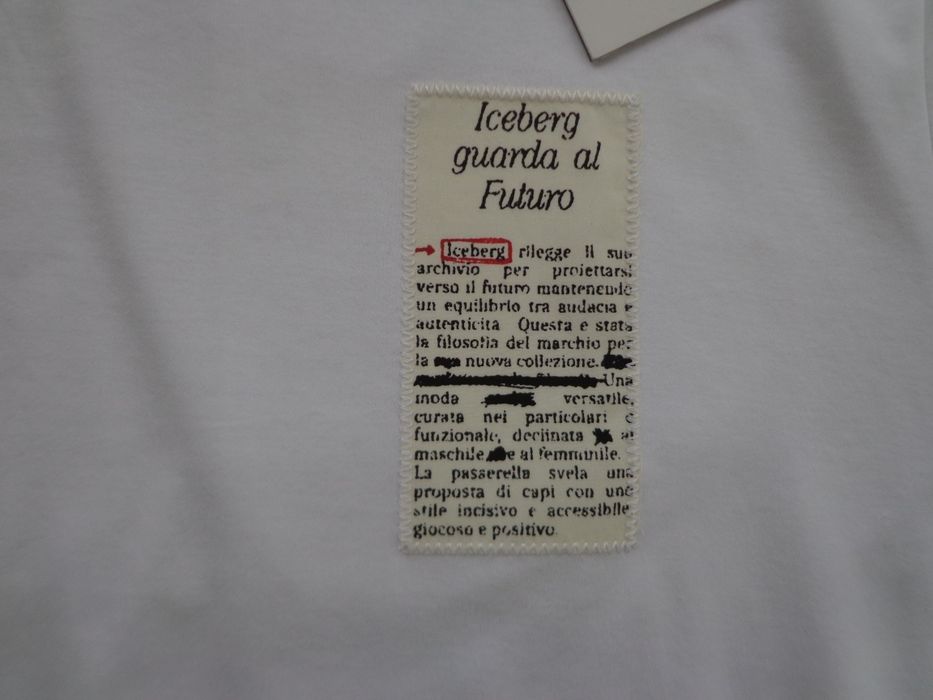 Мъжка тениска Iceberg White T-shirt
