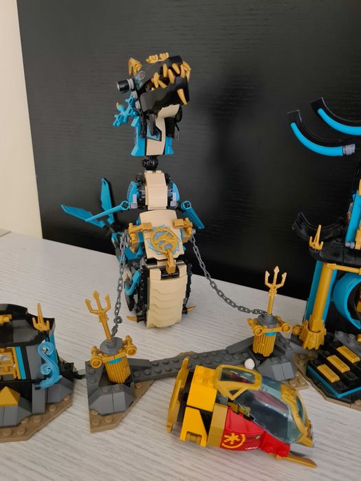 Lego Ninjago lot Templul marii nesfarsite 71755 si Hydro Bounty 71756
