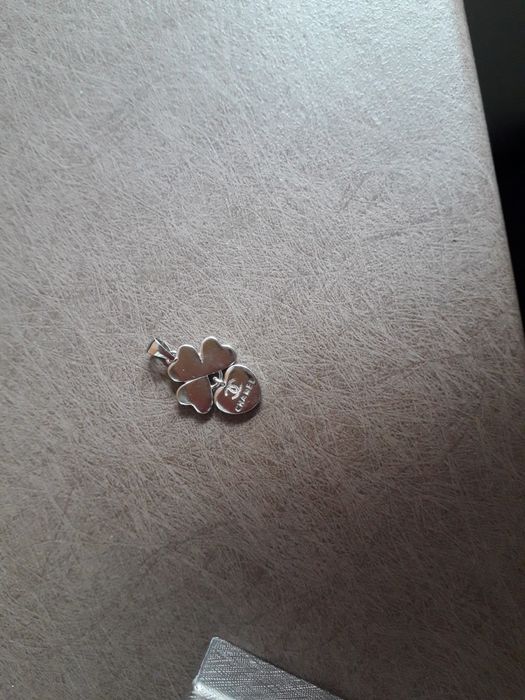 Серебряная подвеска шанель