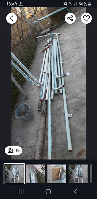 40 lik turbalar katyoli polavtomat garelkasi bilan sotiladi