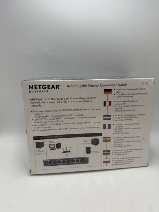 Switch Netgear GS108 Sigilat