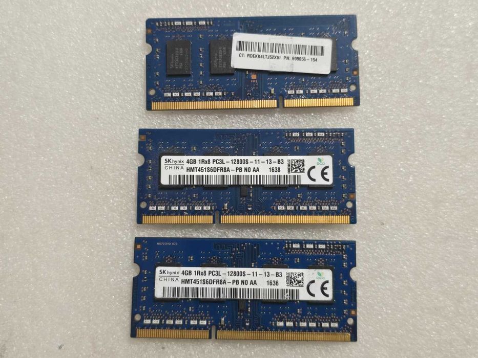 Memorie RAM laptop Hynix 4GB DDR3L-1600 1.35V SO-DIMM HMT451S6DFR8A-PB