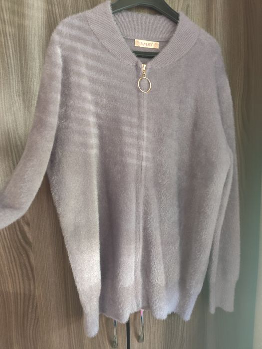 Дамска жилетка в лилав цвят