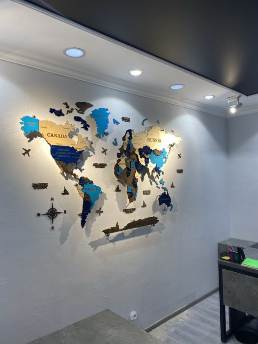 3D xarita, 3д карта мыра, Dunyo xaritasi