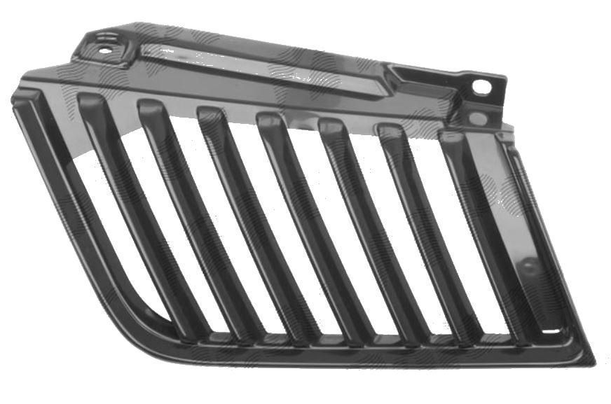 Grila radiator Mitsubishi L200, 12.2005-04.2010, dreapta, negru, fara modelul cu simpla cabina, 527905-4