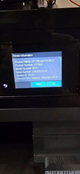 Imprimanta HP OfficeJet Pro 8610+cartuse noi