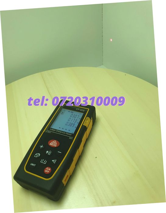 Telemetru Laser Cu Display 40m Multi Functie