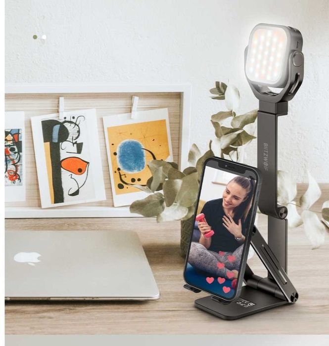 Стойка за телефон с LED осветление