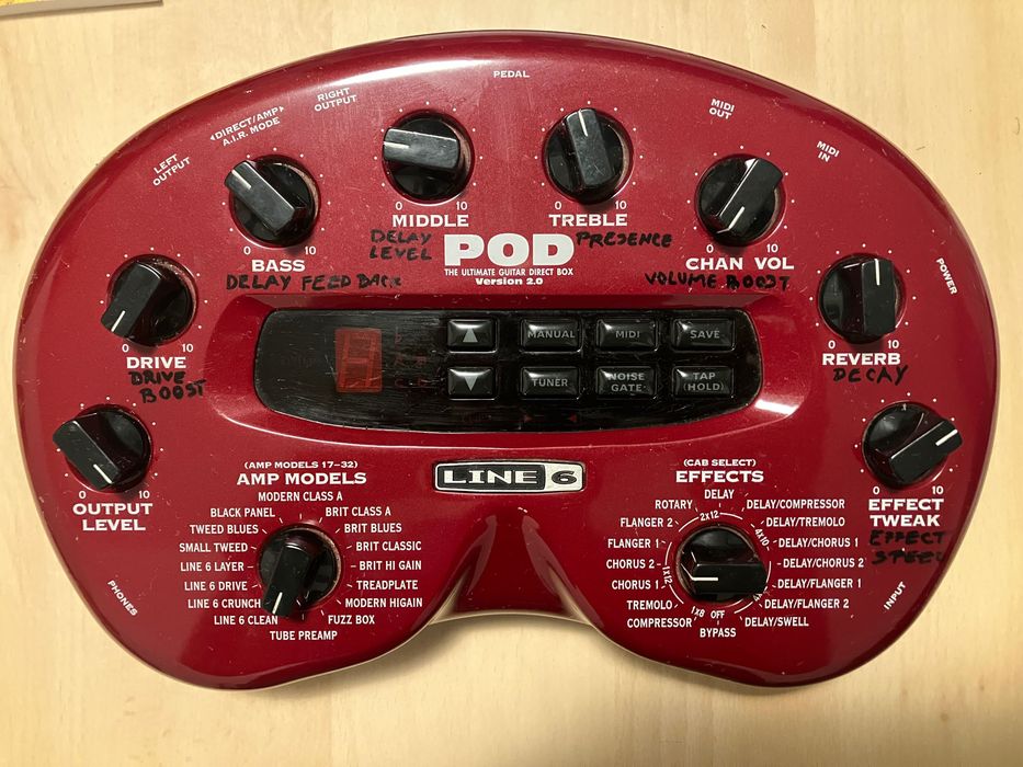Procesor chitara electrica Line 6 POD 2.0 + FB4