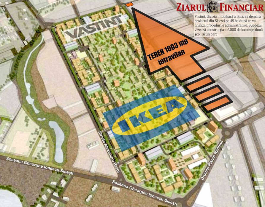 Teren intravilan 1003mp S1, Sisesti, Padurea Baneasa, Jandarmeriei