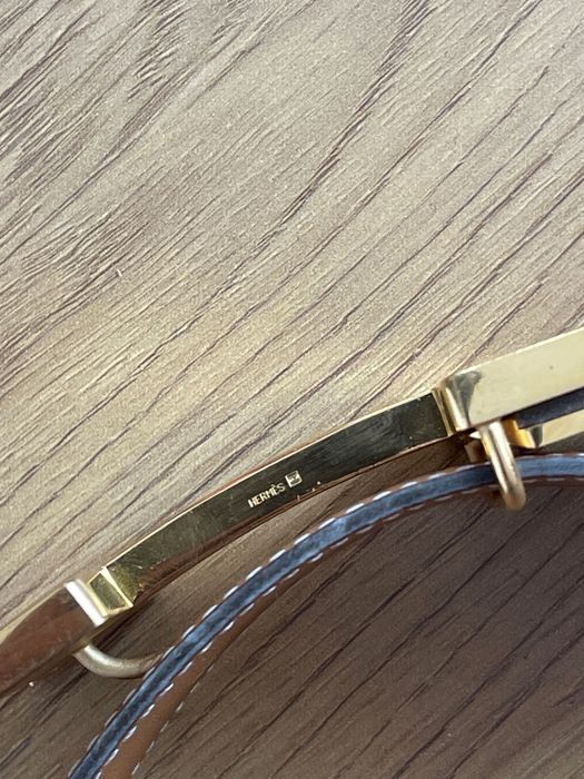 Curea Hermès Constance H  32mm Gold/Noir - Originală