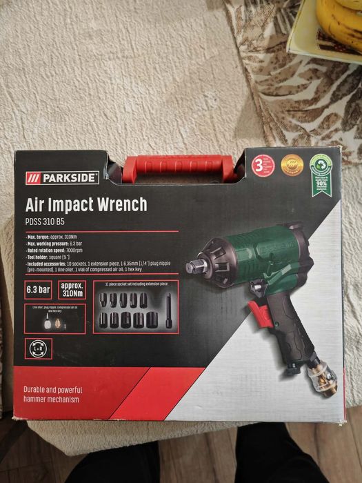 Ударен пневматичен гайковерт Parkside PDSS 310 B5