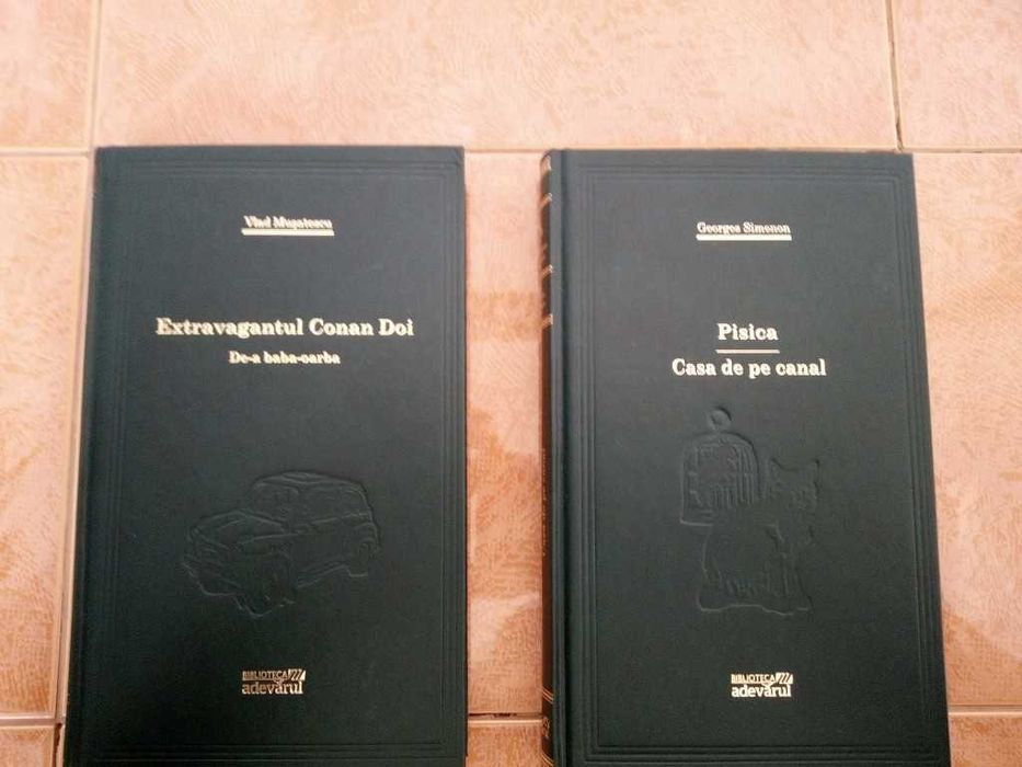 Set 2 Cărți Colecția Adevărul: Georges Simenon și Vlad Mușatescu (Hardback)