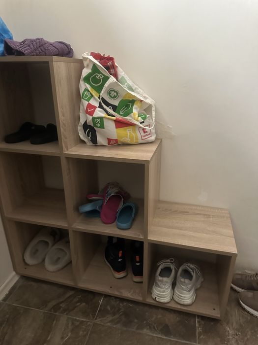 Комплект портманто, пейка и етажерка