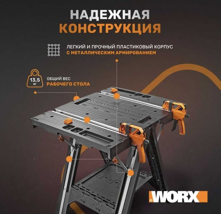 Верстак складной WORX WX051