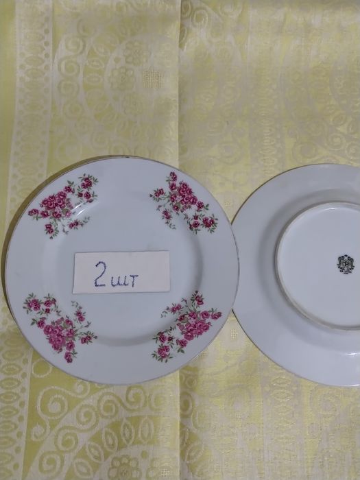 Тарелки Дулево 2 вида и 2 вида Китай Советского времени, для 1х и 2х б
