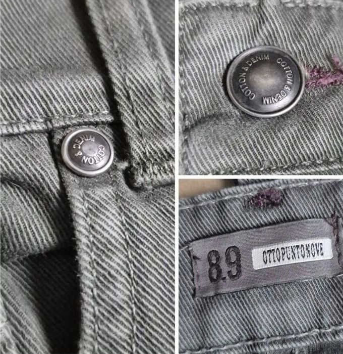 Blugi de lux Ottopuntonove Slim Fit, Made in Italy, Bărbați - 52