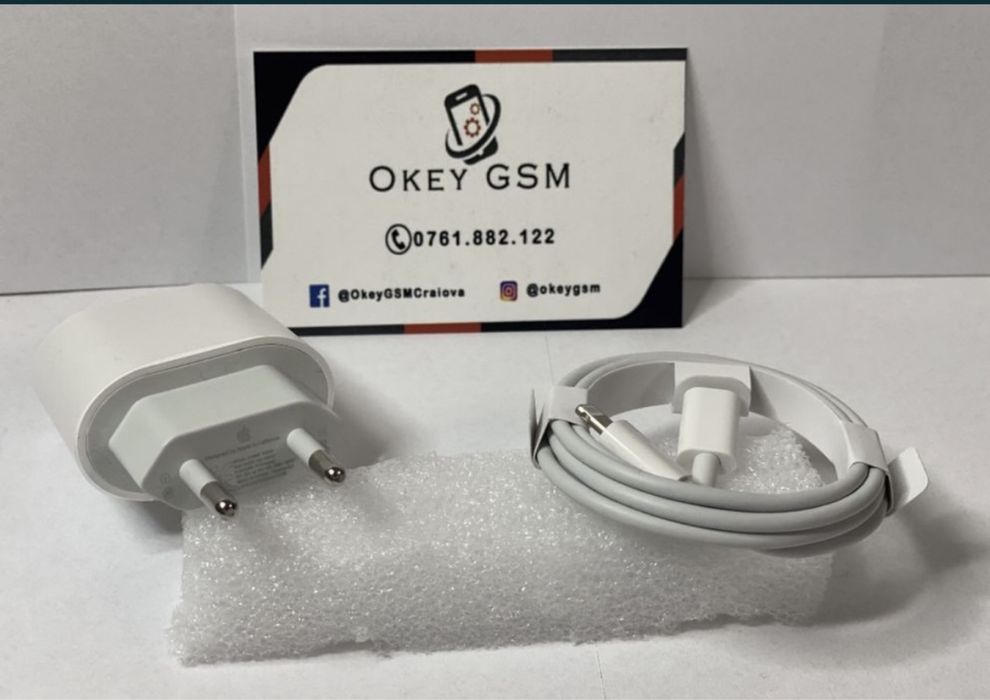 Incarcator Original Fast Charge iPhone 11 12 13 14 15 16 Pro Max Mini