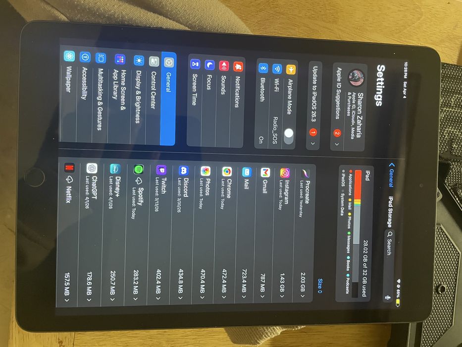 iPad 8 Generație (32GB) – Stare Bună