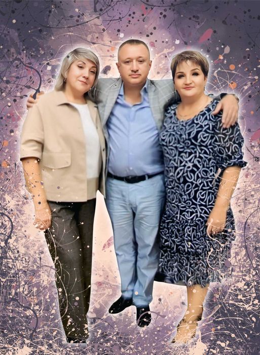 Холст фото на память , свадьба