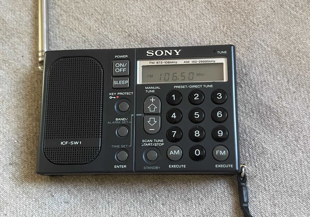 Radio portabil Sony ICF SW1 receiver FM LW MW SW Made in Japan