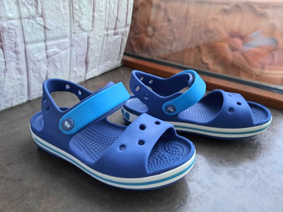 детски сандали,летни отворени обувки,гумени сандали,Crocs,за момче,28