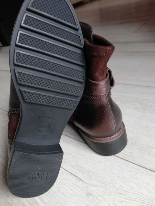 Нови Дамски Боти TAMARIS - Mocca Metall