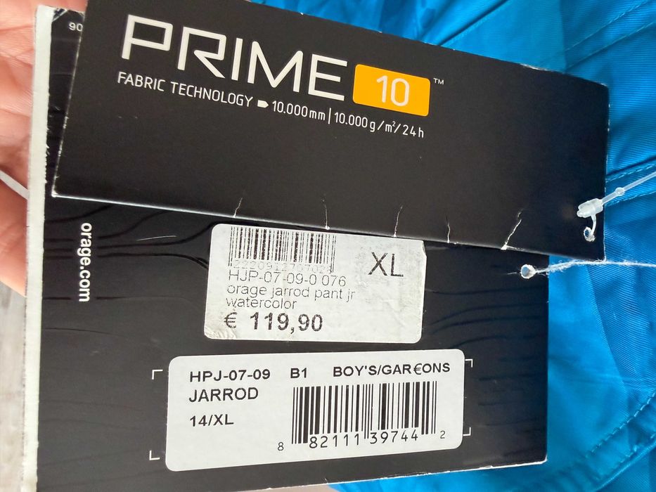 Скиорски панталон Orage PRIME 10 – размер 14/XL (детски /тийнейджърски/ за ръст около 156–164 см )