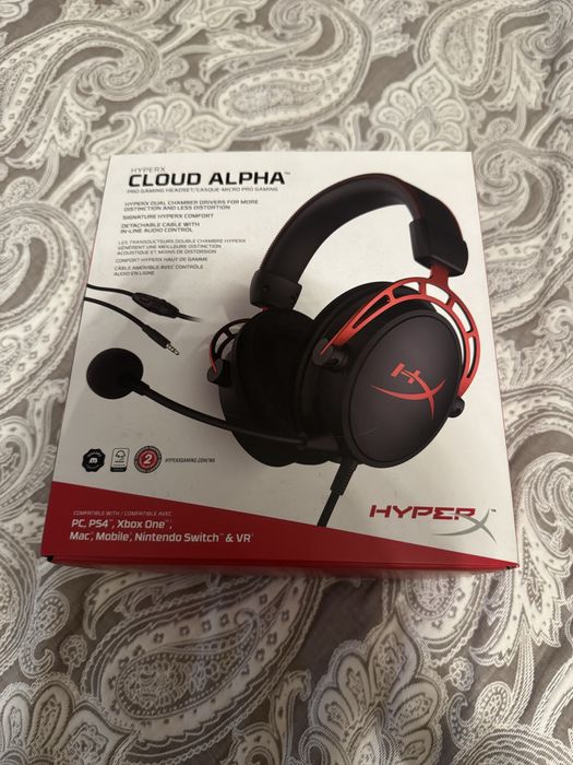 Игровые наушники hyperX cloud alpha