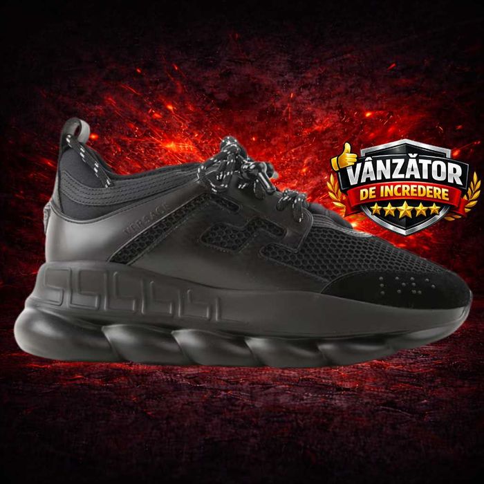 Adidasi VERSACE Chain Reaction l Produs NOU Tenesi