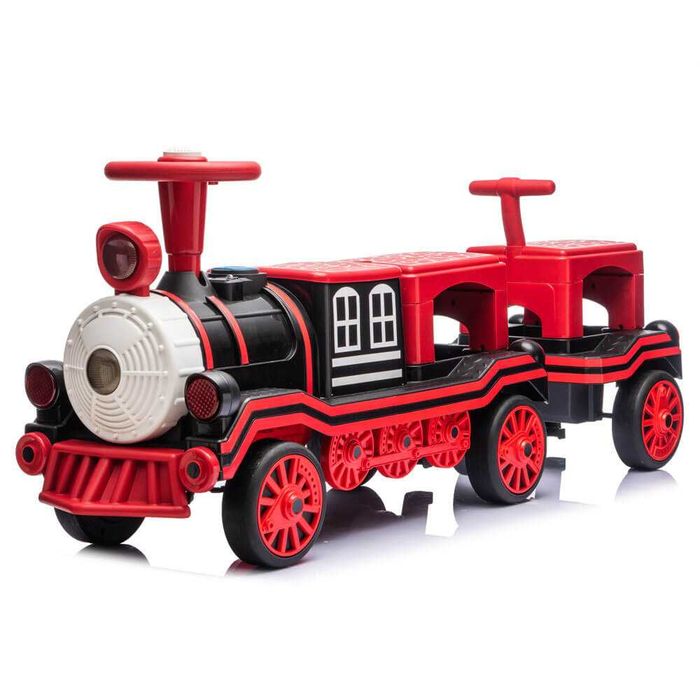 Trenulet electric pentru copii BBH-078 locomotiva + vagon