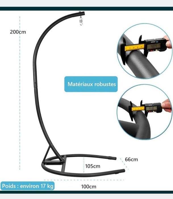 Suport metalic pentru scaun suspendat Ozonlife + Cadou!