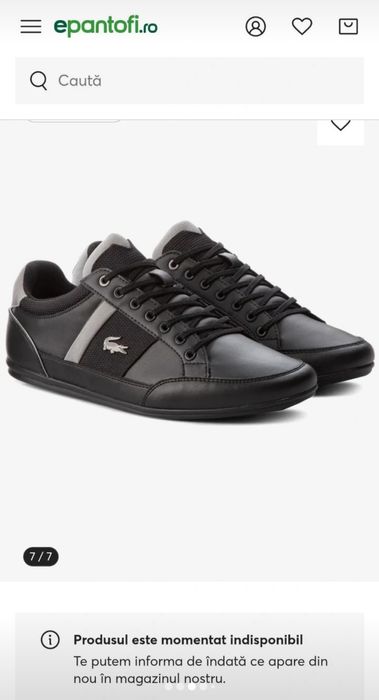 Pantofi Lacoste marimea 42,5