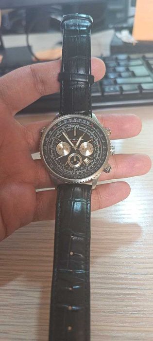 Наручные часы Geoffrey Beene Pilot Leather Strap