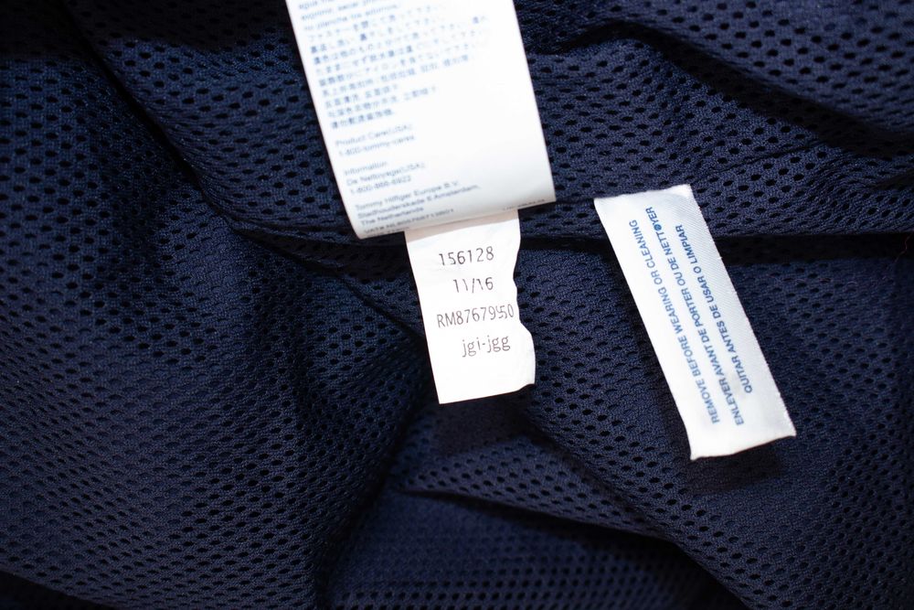 Tommy Hilfiger Оригинално дамско яке тъмносиньо Windbreaker Ветровка XL