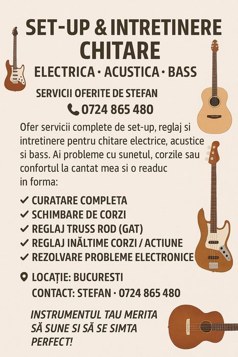 Lectii de chitara București