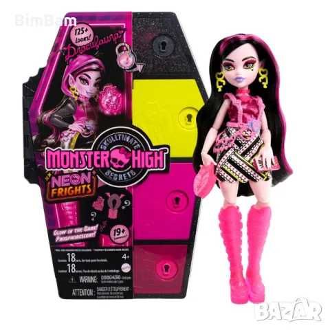 Кукла Monster High Neon Frights - Draculaura / 19+ изненади