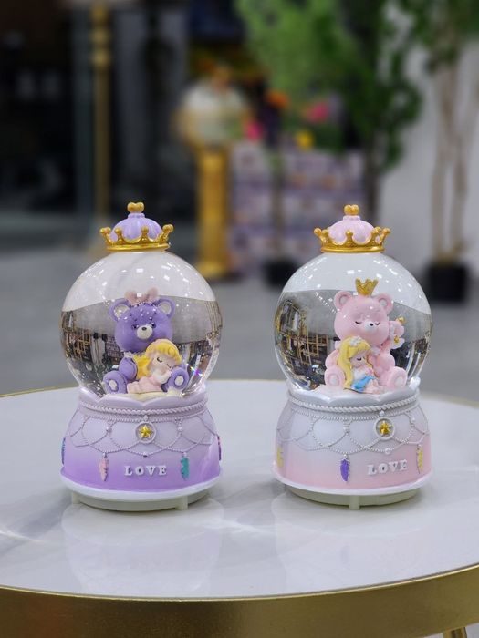 Снежный шар музыкальный с подсветкой