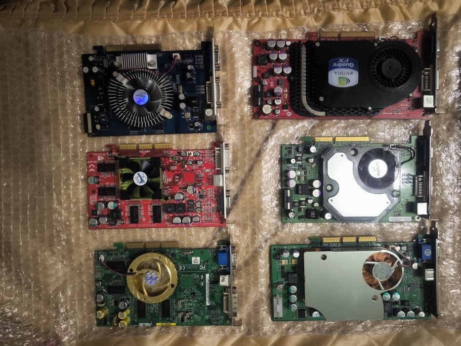 Колекция AGP видеокарти Nvidia