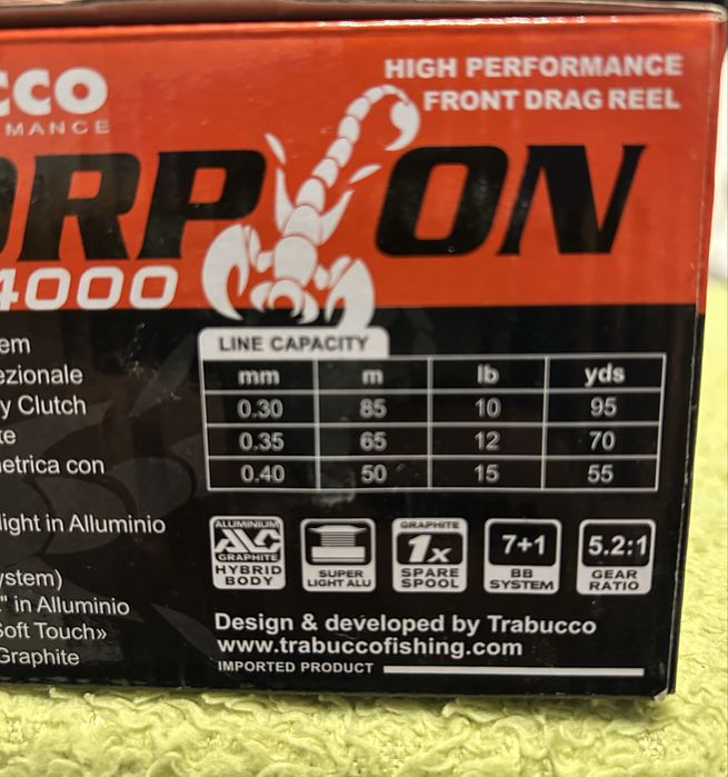 Vand  Mulineta TRABUCCO Skorpion  4000