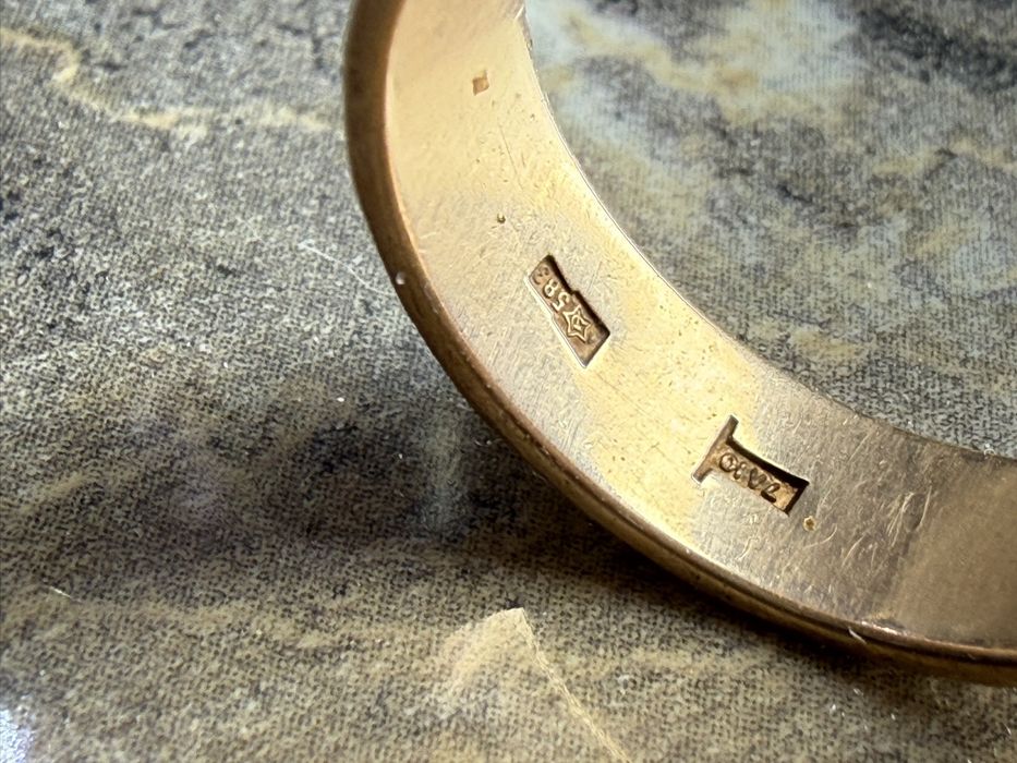 Стар руски-(СССР) златен пръстен