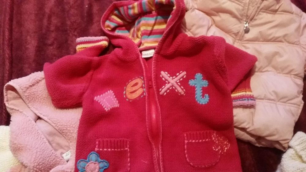 Next bodywarmer, жилетка и пончо за момиченца