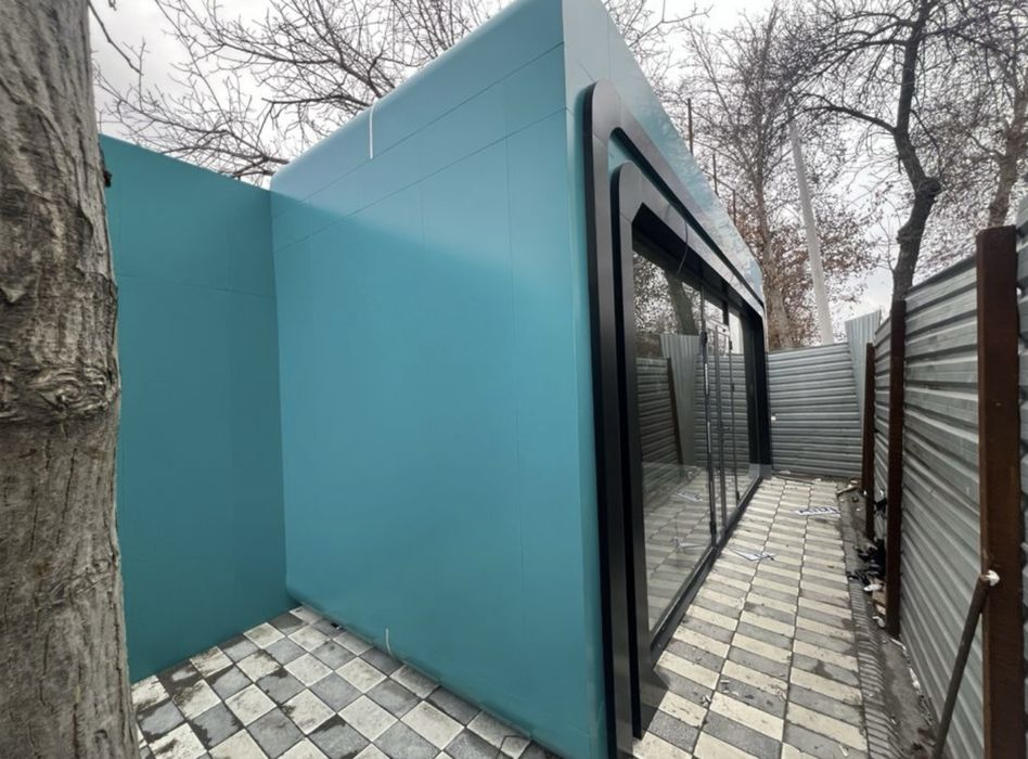 Офис магазин домик модульние контейнер сэндвич панел металлоконструкци